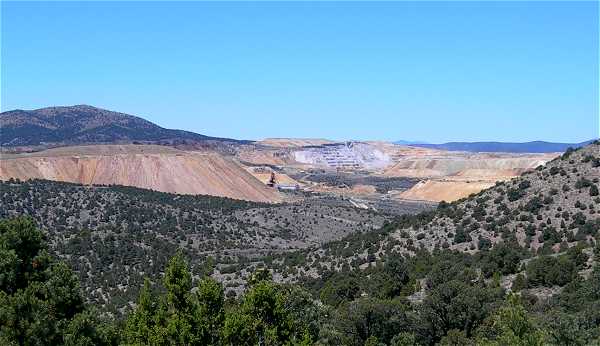 Another view of the copper pit.