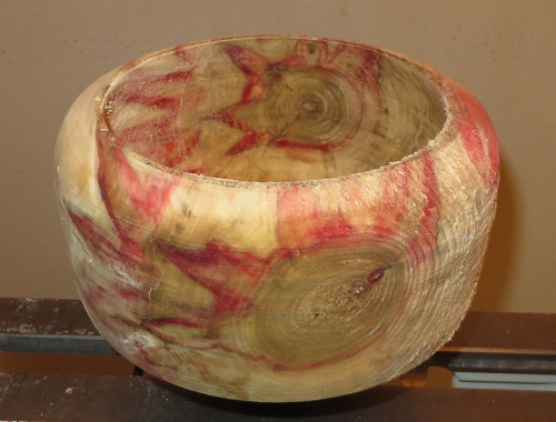 Roughed out bowl